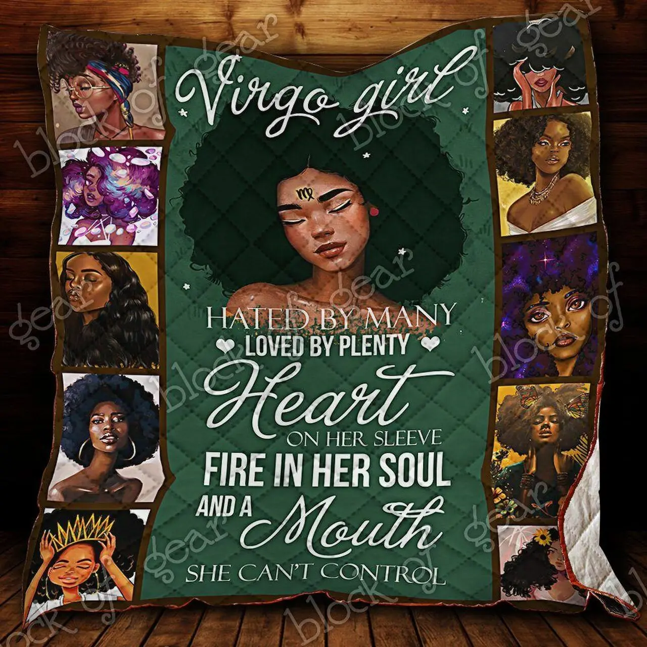 Virgo Girl Clt170731 Quilt Blanket and Home Decor