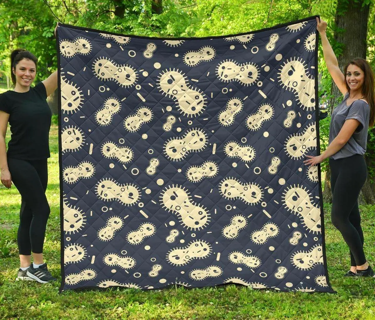 Virus Bacteria Cl12100729Mdq Quilt Blanket and Home Decor