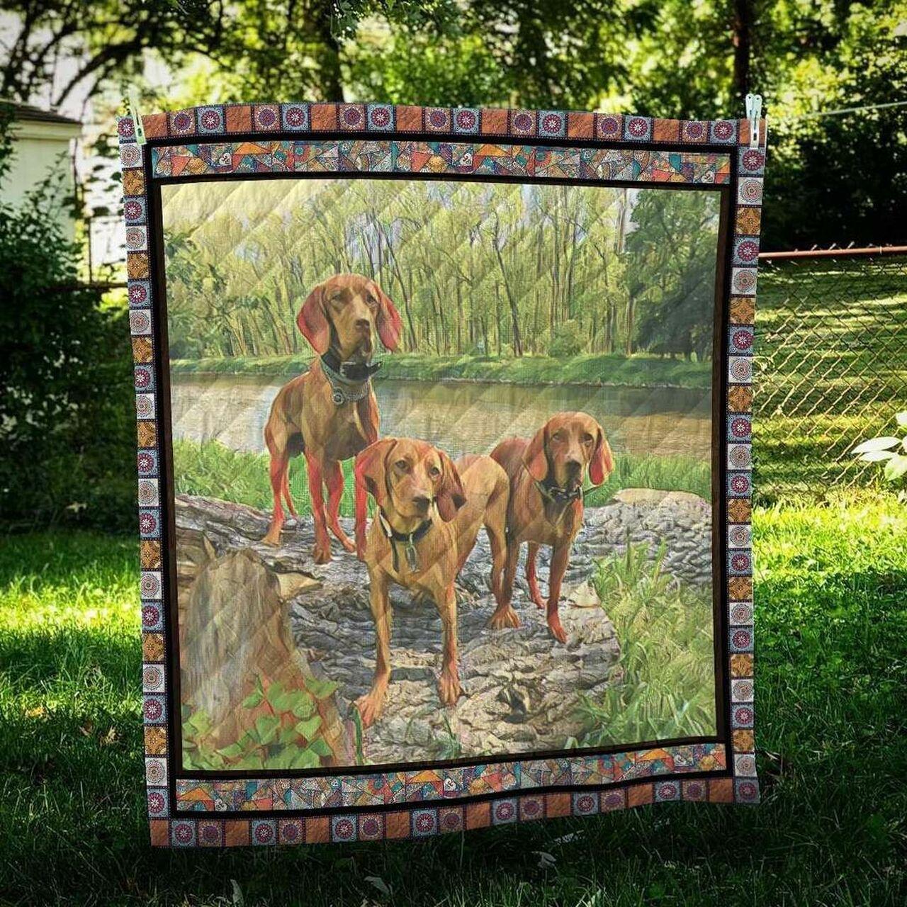 Vizsla Cl10100247Mdq Quilt Blanket and Home Decor