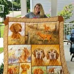 Vizsla Quilt Blanket Lukjfo Dhc0301951Dd and Home Decor