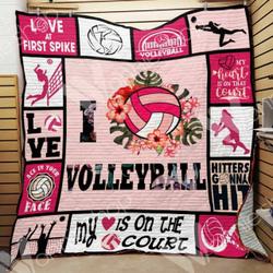 Volleyball Cl15100384Mdq Quilt Blanket and Home Decor