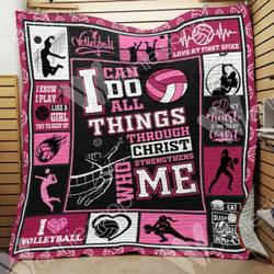 Volleyball Cl15100385Mdq Quilt Blanket and Home Decor