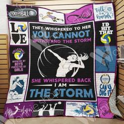 Volleyball Clt1211013H Quilt Blanket and Home Decor