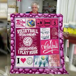 Volleyball Hur Quilt Cysivz and Home Decor