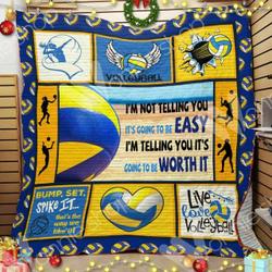 Volleyball Hur Quilt eh and Home Decor
