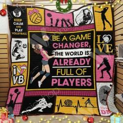 Volleyball Hur Quilt lw and Home Decor