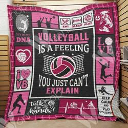 Volleyball Hur Quilt pm and Home Decor