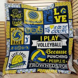 Volleyball Hur Quilt ql and Home Decor