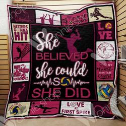 Volleyball Hur Quilt wx and Home Decor