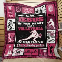 Volleyball Hur Quilt xq and Home Decor