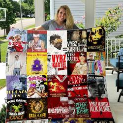 Vybz Kartel Quilt Blanket and Home Decor