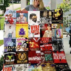 Vybz Kartel Quilt Blanket M100600  Quilt and Home Decor