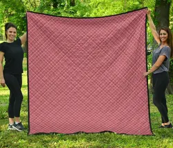 Waffle Pink Cl12100733Mdq Quilt Blanket and Home Decor