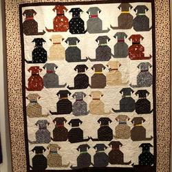 Waggly Tails Quilt Blanket Dhc310155Lt and Home Decor
