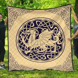 Wales Premium Welsh Dragon Qq Quilt Bevrlg and Home Decor