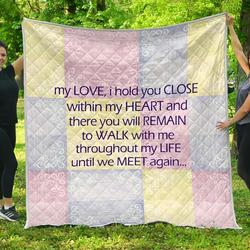 Walk With Me Trough Out My Life Quilt  Quilt and Home Decor