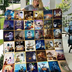 Wall-E Quilt Blanket and Home Decor
