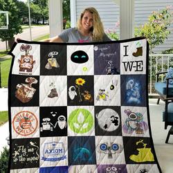 Wall E Quilt Blanket and Home Decor