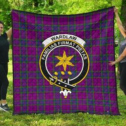 Wardlaw Modern Tartan Clan Badge Premium Quilt Th8 Home Decor  Quilt and Home Decor