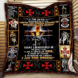 Warrior Of Christ Cl18100801Mdq Quilt Blanket and Home Decor