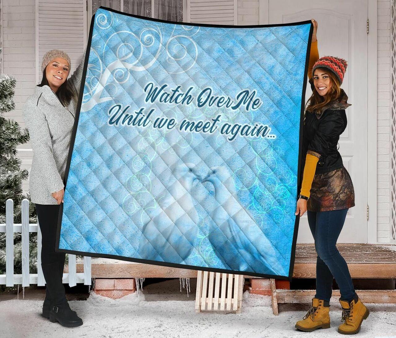 Watch Over Me Until We Meet Again Quilt Blanket Dhc090120750Td and Home Decor
