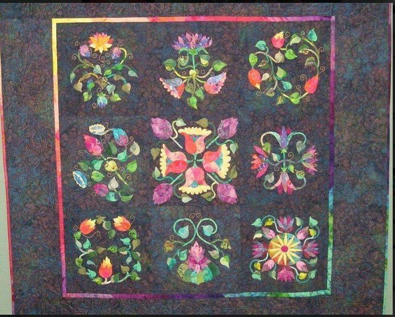 Water Lilies Hur Quilt Cysihx and Home Decor