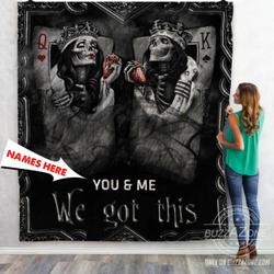 We Got This Skull Quilt Qh and Home Decor