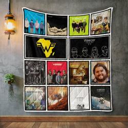 Weezer Album Covers Quilt Blanket and Home Decor