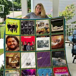 Weezer Albums Quilt Blanket 01 and Home Decor