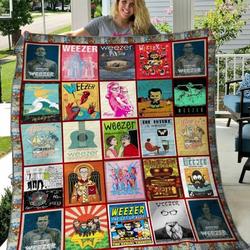 Weezer Quilt Blanket Hvt040633  Quilt and Home Decor