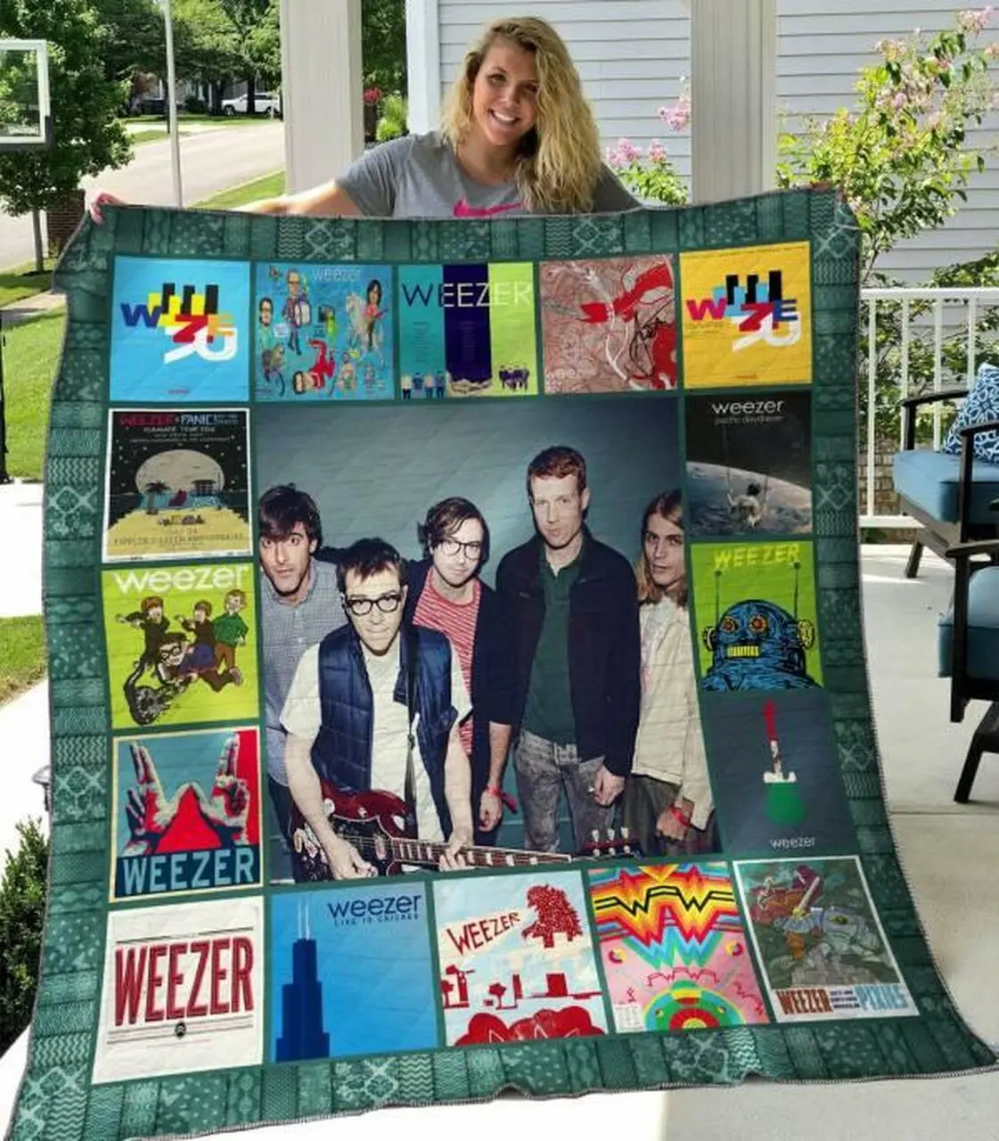 Weezer Quilt Blanket Hvt040634 Quilt and Home Decor