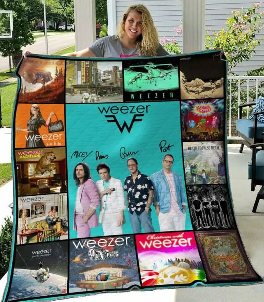 Weezer Quilt Blanket M210530 Quilt and Home Decor