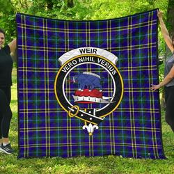 Weir Modern Tartan Clan Badge Premium Quilt Th8 Home Decor  Quilt and Home Decor