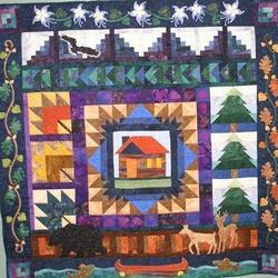 Welcom To My Cabin Hur Quilt dt and Home Decor