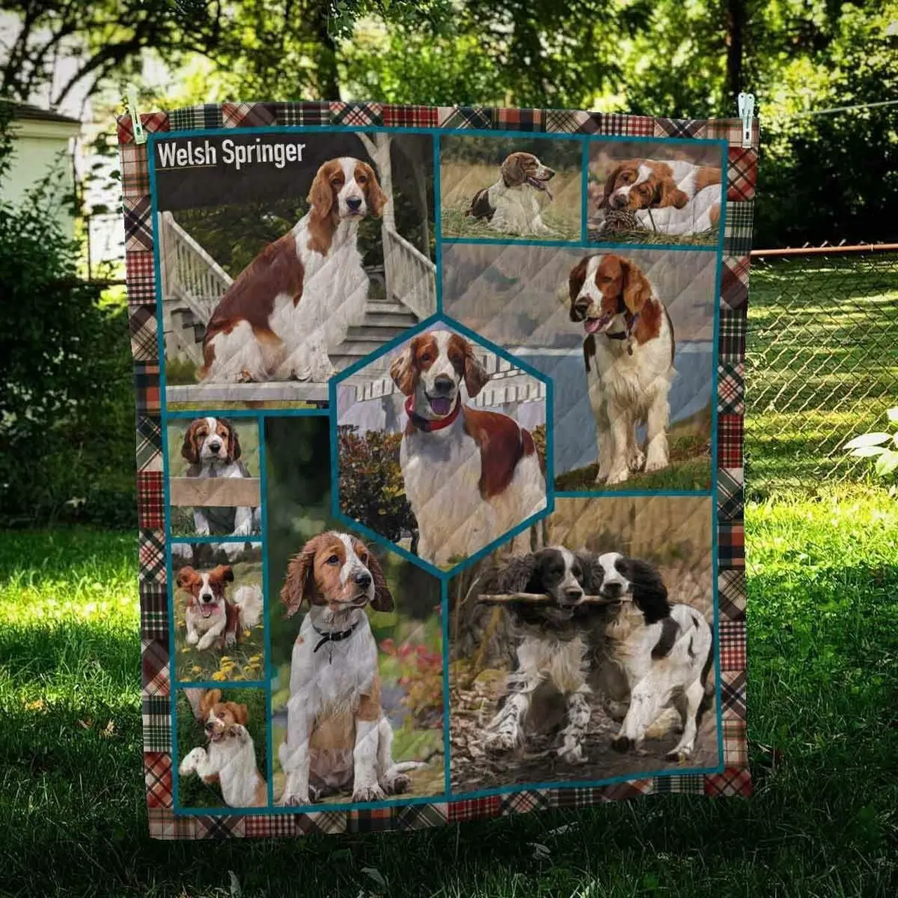Welsh Springer Spaniel Vintage Quilt Blanket Dhc09121995Dd and Home Decor