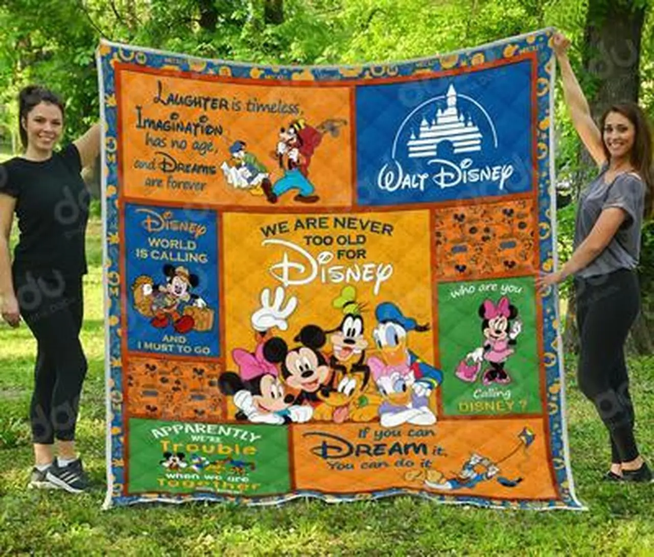 WeRe Never Too Old Premium Quilt Quilt and Home Decor