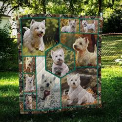 West Highland White Terrier Cute Quilt Blanket Dhc09122054Dd and Home Decor