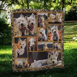 West Highland White Terrier Friend Quilt Blanket Dhc09122052Dd and Home Decor