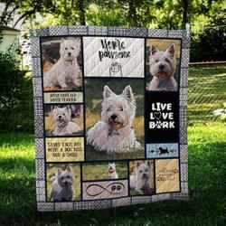 West Highland White Terrier Pawsome Quilt Blanket Dhc09122051Dd and Home Decor