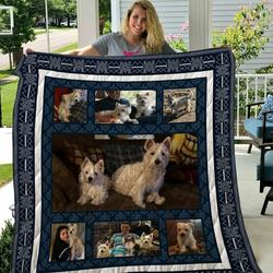 West Highland White Terrier Quilt Design By Exrain and Home Decor