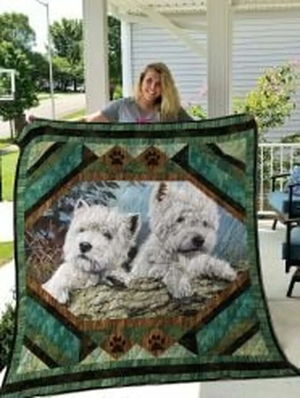 West Highland White Terriers Quilt Blanket Lukhc6 Dhc0301901Dd and Home Decor