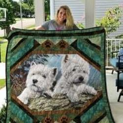 West Highland White Terriers Quilt Blanket Lukhc6 Dhc0301901Dd and Home Decor