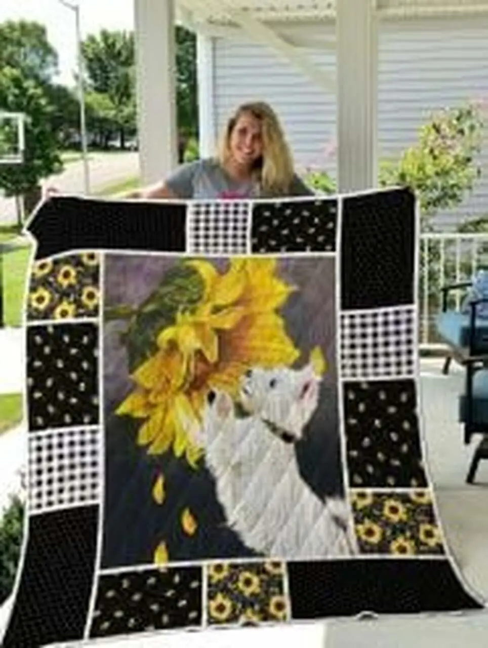 West Highland White Terriers Quilt Blanket Lukx93 Dhc0301662Dd and Home Decor