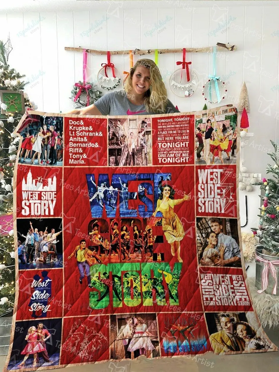 West Side Story Quilt Blanket 02152 and Home Decor