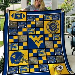 West Virginia Mountaineers Quilt Blanket B310518  Quilt and Home Decor