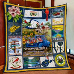 West Virginia Quilt Blanket and Home Decor