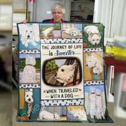Westie Dog Awesome E Quilt Derqgr and Home Decor