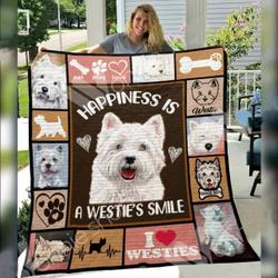 Westie Dog Awesome E Quilt Derqqp and Home Decor