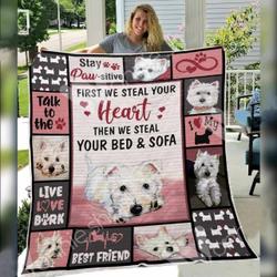Westie Dog Awesome E Quilt Derqzm and Home Decor