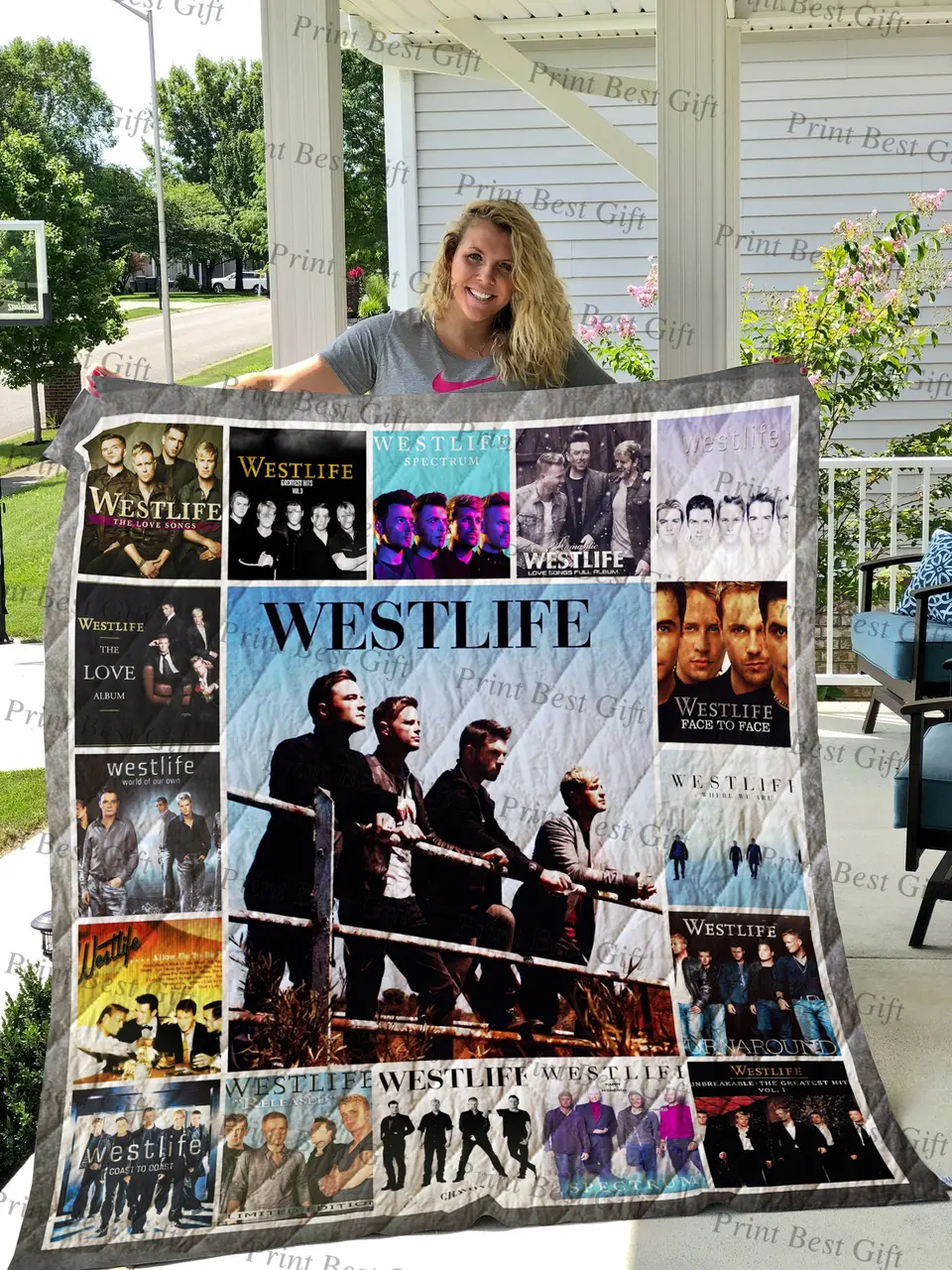 Westlife Albums Cover Poster Quilt and Home Decor